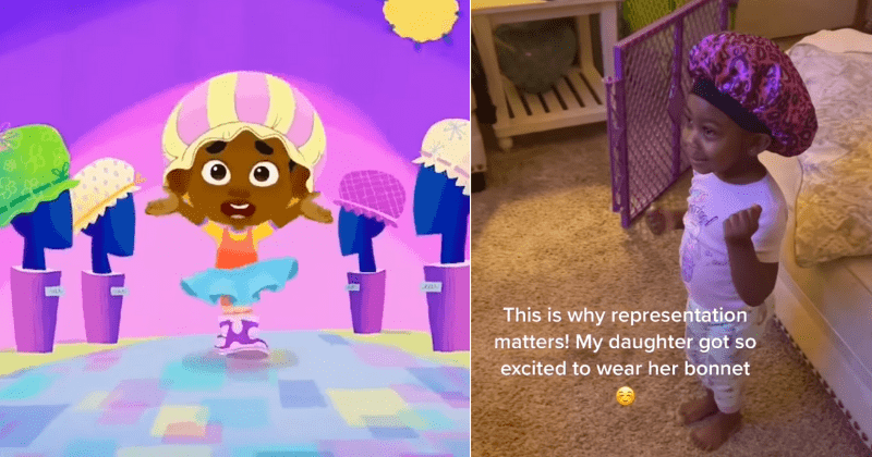 Little girl's reaction to a Black character wearing a bonnet shows why representation is everything