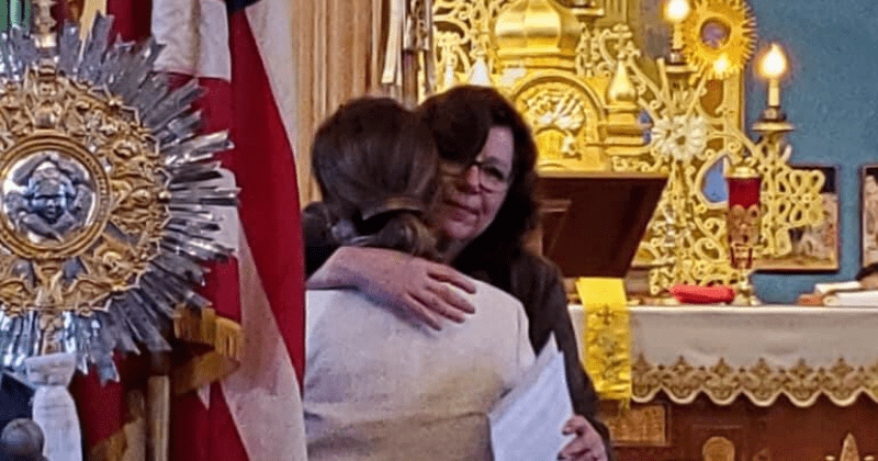 People of all faiths flock to Ukrainian churches in the US in a show of support and solidarity