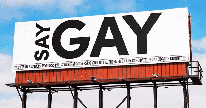 Billboards across Florida encourage people to 'say gay' after governor signs anti-LGBTQ bill