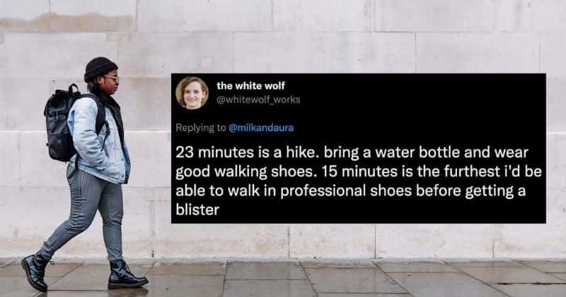 'Is 23 minutes walking distance?': Viral tweet inspires hilarious debate