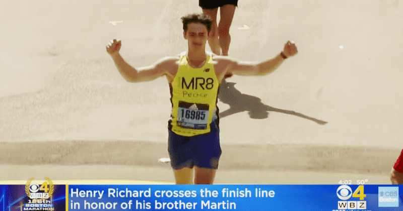 20-year-old who lost brother to Boston Marathon bombing runs and finishes race for him