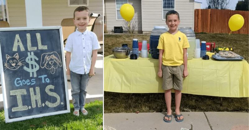 9-year-old raises $2,000 for the Idaho Humane Society by selling lemonade