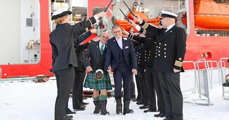 Couple that's been together for 20 years makes history with first-ever same-sex wedding in Antarctica