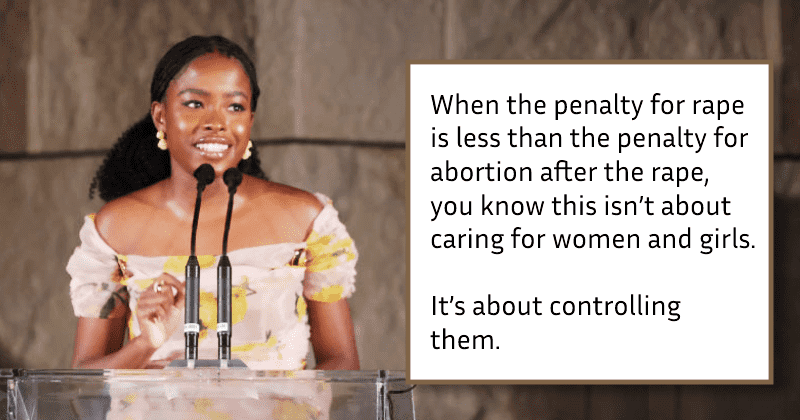 Poet Amanda Gorman gave 8 reasons why every American should fight abortion bans