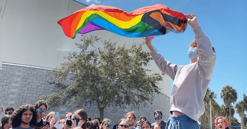 Openly gay student leader is getting high school seniors to 'say gay' and his school is losing it