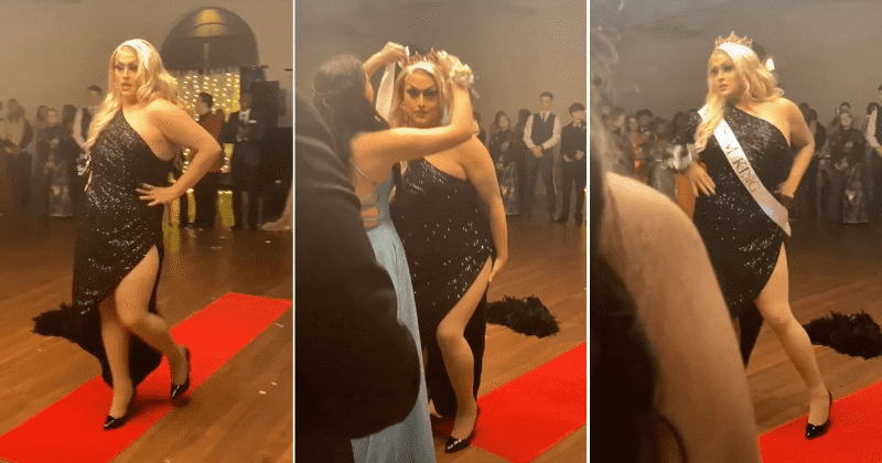 Drag queen crowned prom king at Indiana high school: 'I left everybody speechless'