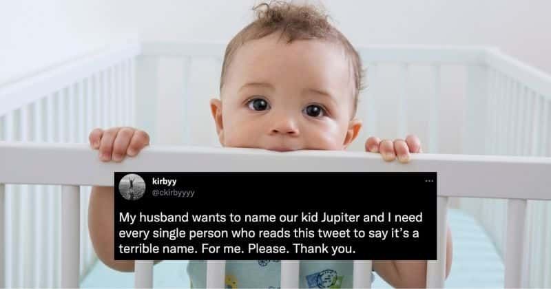 Woman vents about husband naming newborn Jupiter, sparks debate on Twitter