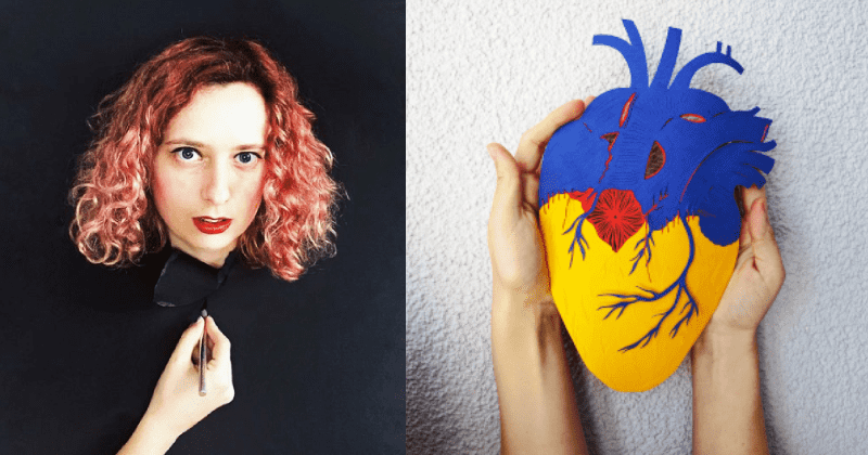 Ukrainian paper artist talks about making art during war as a means of resistance and survival