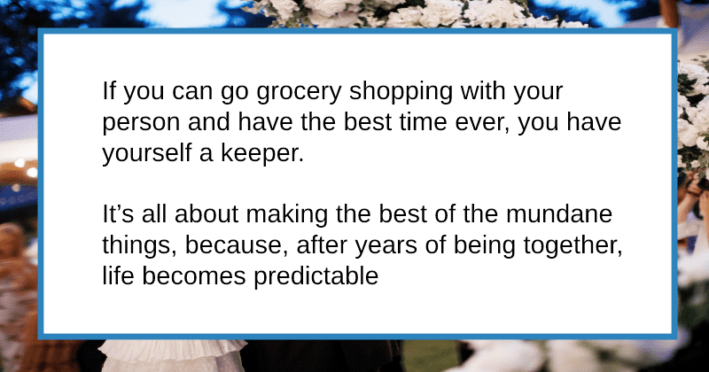 People are sharing marriage advice that sounded absurd at first but was actually really helpful