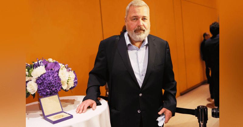 Russian journalist sells Nobel Peace Prize for record $103.5 million to help Ukrainian children