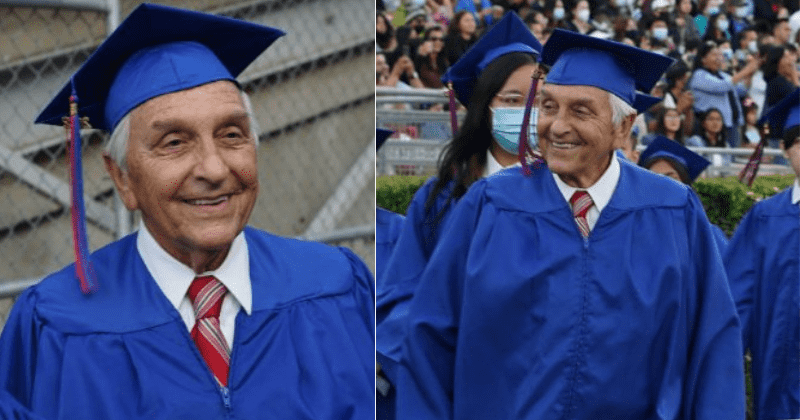 78-year-old receives high school diploma 60 years after he was denied due to $4.80 book fee
