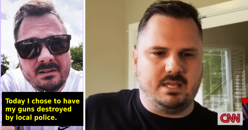 Dad-of-two surrenders AR-15 to police after Texas school shooting: 'I want a safer future'