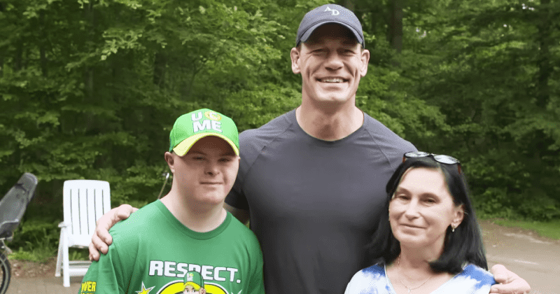 John Cena meets kid with Down syndrome after mom told him they were fleeing Ukraine to meet actor
