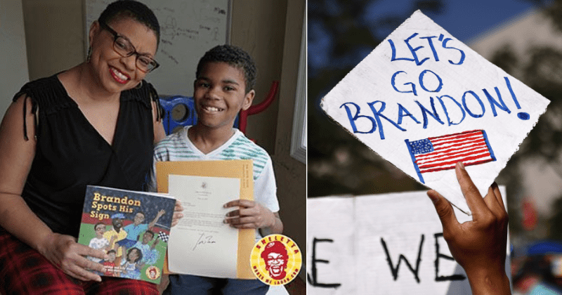 'Let's go Brandon' gets a wholesome spin when a boy with autism interprets it as a supportive message