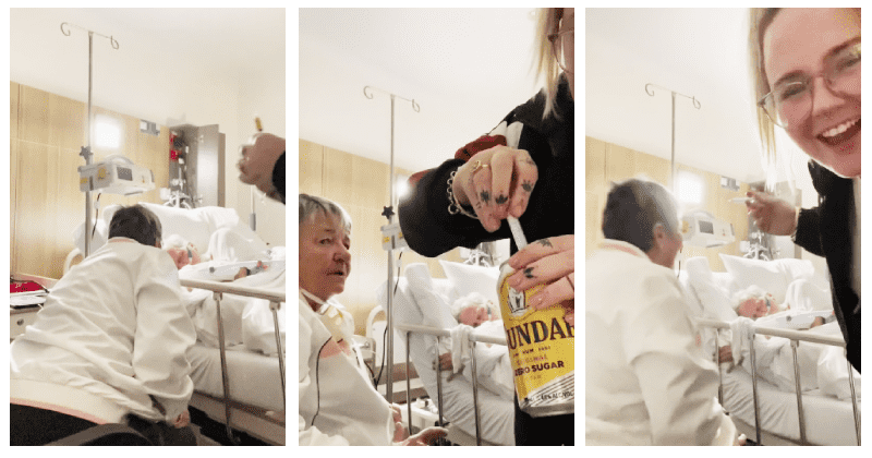 Woman sneaks rum into hospital to share 'one last drink with dad' before his death: 'I love you' 