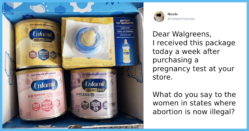 Woman mailed baby formula after she bought a pregnancy test, raises privacy concerns 