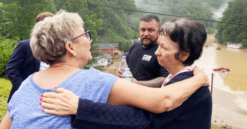 In darkness, Kentucky man rescues family and former teachers trapped by darkness and floodwaters