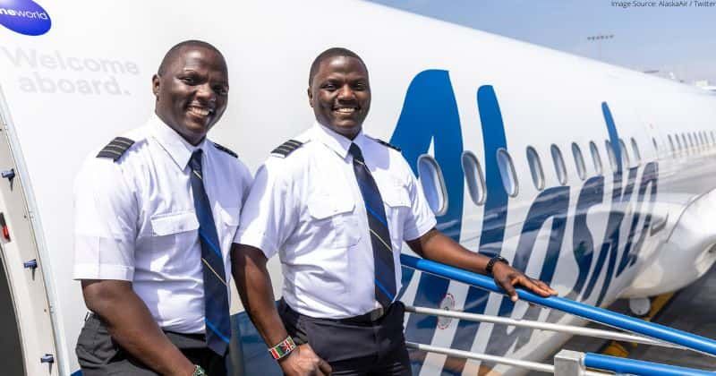 These Black identical twins have made history becoming first officer pilots for Alaska Airlines