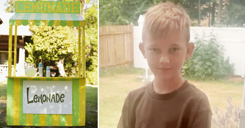 Man scams boy selling lemonade with fake $100 bill, community responds by raising $25K for him