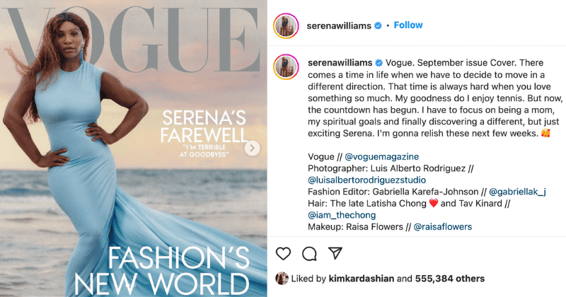 Serena Williams plans to 'evolve away from tennis': 'The countdown has begun'