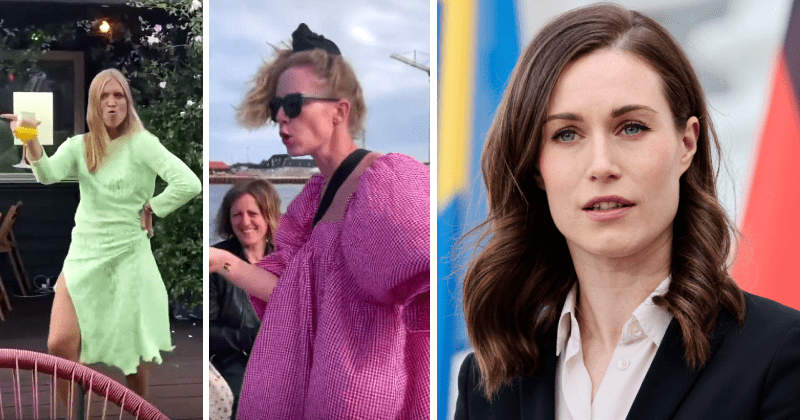 Women are posting videos of themselves partying in support of Finland Prime Minister Sanna Marin