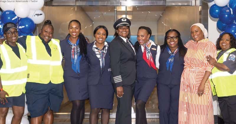 A crew of Black women powered an American Airlines flight to honor Bessie Coleman