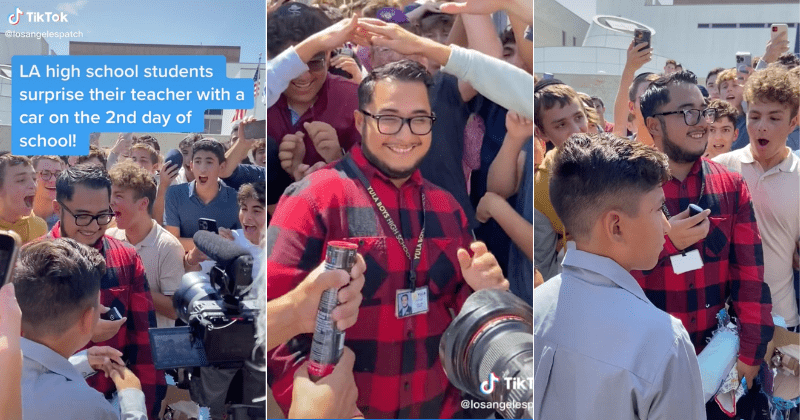 Students orchestrate heartwarming surprise for math teacher who commuted four hours every day