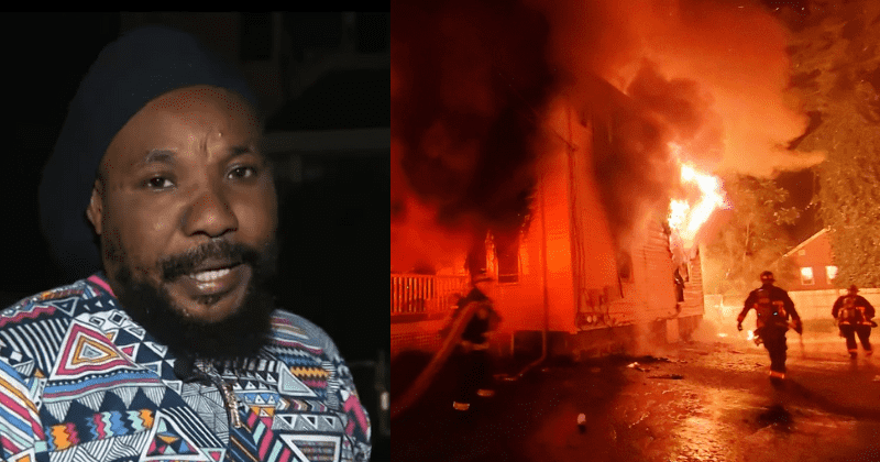 Firefighters thank 'heroic' neighbor for saving 5-year-old dropped from burning building's window