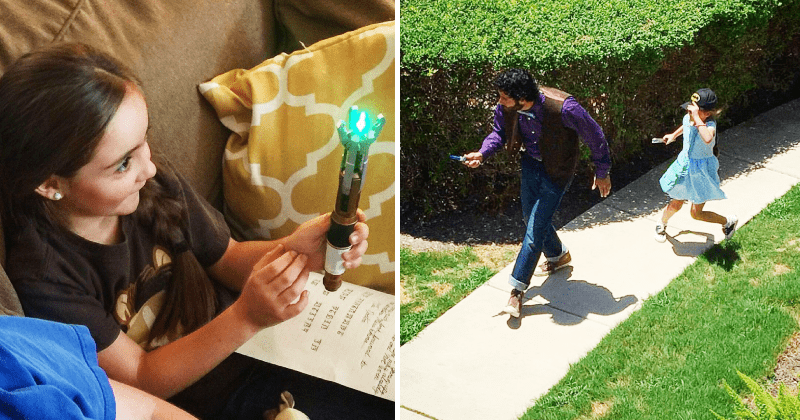 Dad stages elaborate 'Doctor Who' adventure for daughter's birthday and it's the coolest thing ever