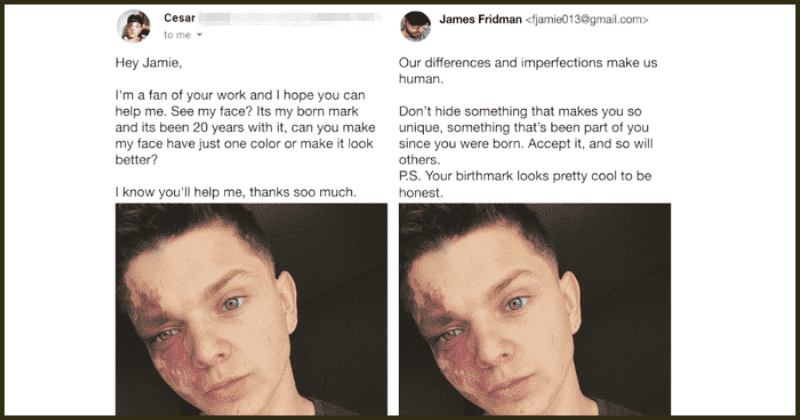 20 times internet's photoshop wizard told people to celebrate their uniqueness