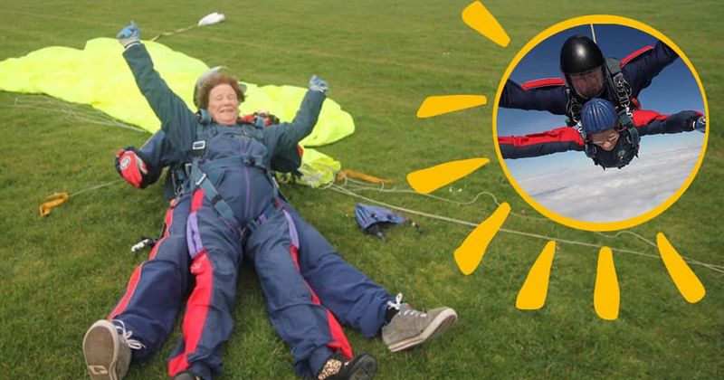 Grandmother plans to celebrate 95th birthday with her third skydive: 'Life begins at 60'