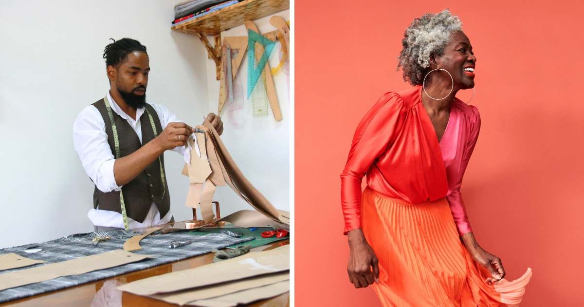 Fashion designer makes 61-yr-old mom the face of his accessories brand and the internet is cheering her on