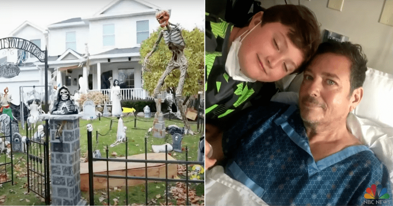 11-year-old boy keeps late father's memory alive through special Halloween tradition