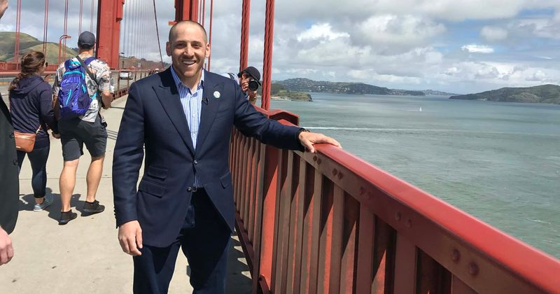 A sea lion kept him afloat after he jumped off a bridge. Today, he's a suicide prevention speaker.