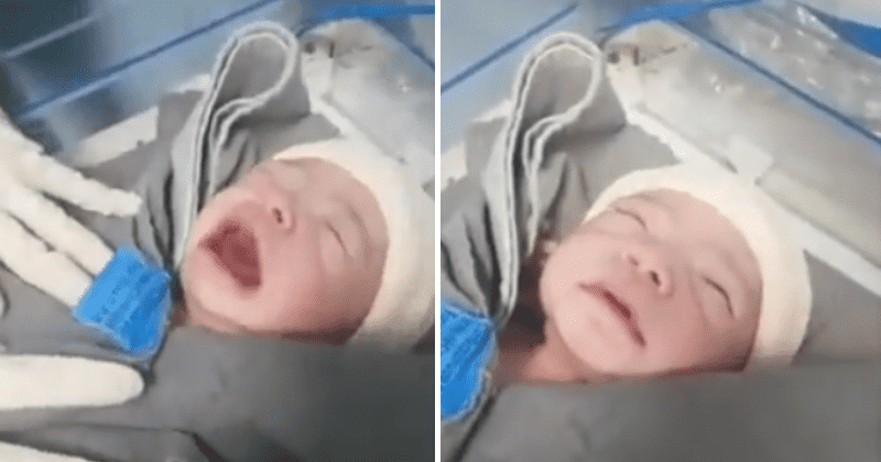 Newborn baby stops crying after hearing Dad's voice: 'Daddy is here, love'