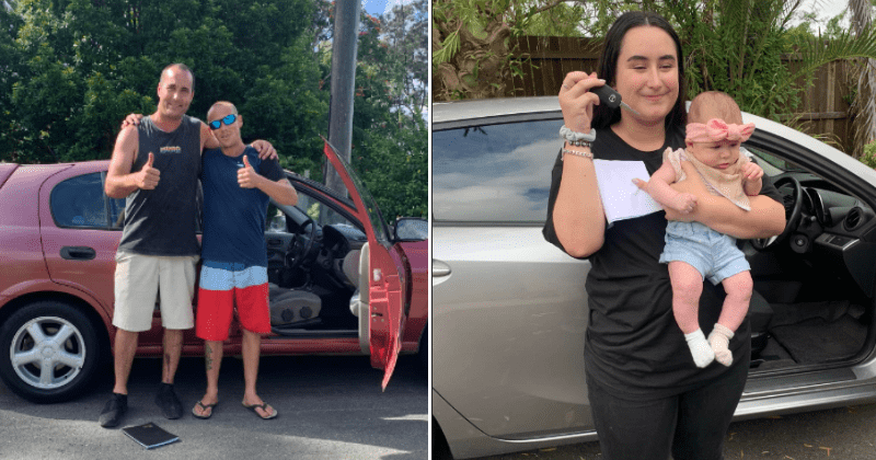 Man restores cars, gives them away for free to struggling families so they can get back on their feet