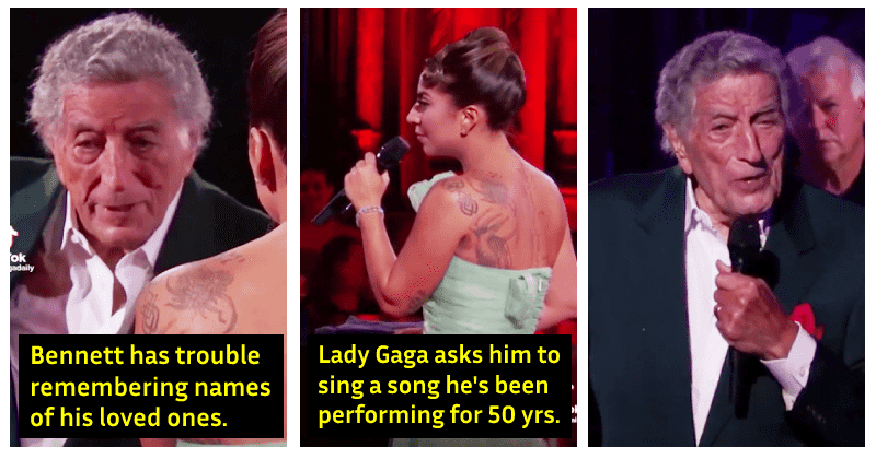 Touching moment Tony Bennett, who has Alzheimer's, remembers song he's been singing for 50 years 