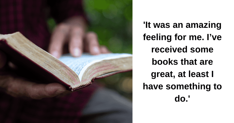 Asylum seeker wished for an 'actual book' to read, people sent him hundreds: 'Amazing feeling'