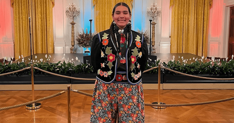 An Indigenous teen was mocked for having long hair. Now he's helping his bullied peers