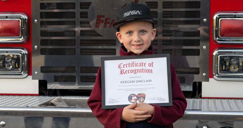 Little boy's quick thinking saves parents and 7-month-old brother from house fire: 'Hero of the night'