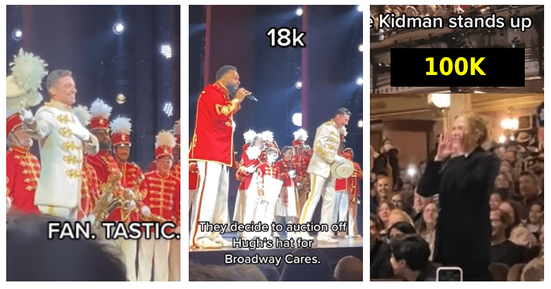 Hugh Jackman auctioned his hat at broadway for charity. Nicole Kidman bid $100,000 on it