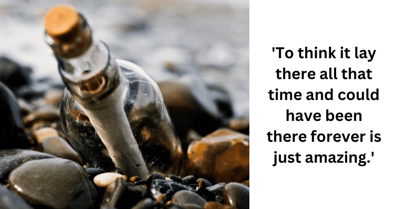 Family finds 135-year-old message in a bottle under the floorboards of their ancient home