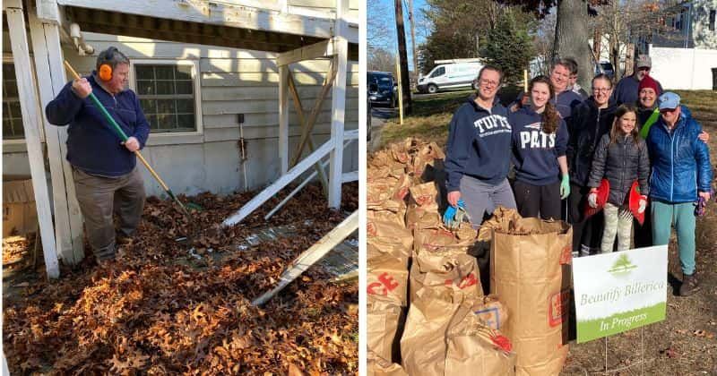 Community helps clean disabled woman's lawn after she gets a mean note: 'Neighbors stepped up'