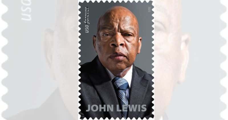 USPS unveils stamp honoring late civil rights icon and lawmaker John Lewis