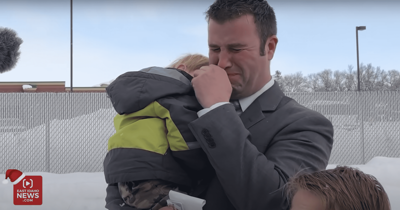 Widower with 7 kids working 3 jobs to support family gets $10,000 surprise from Secret Santa