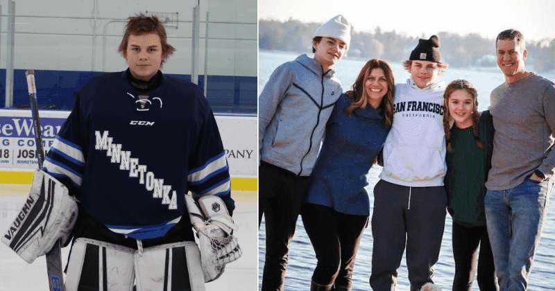 A Minnesota community is giving a Ukrainian refugee his hockey dream back. He's one of them now