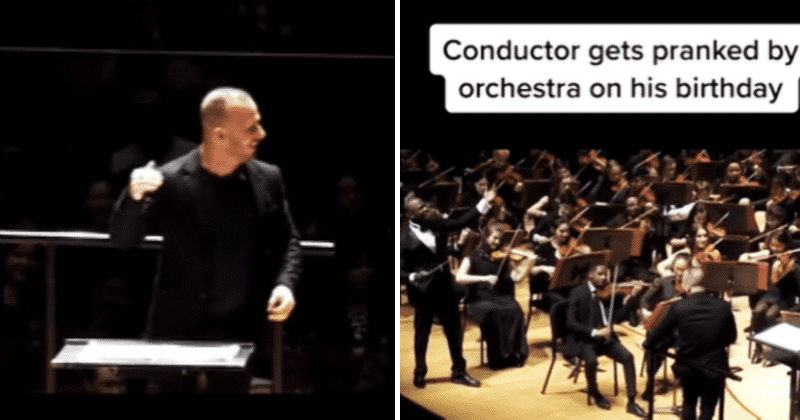 Conductor was stunned when his orchestra refused to respond to him. They then broke into song