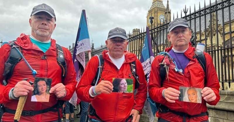 These 3 dads are walking to raise awareness about a cause after losing their daughters