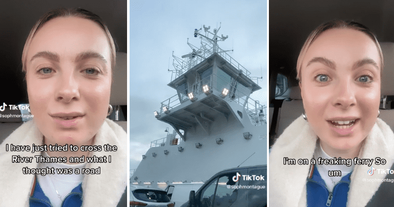 Woman wanted to cross a bridge to commute to work but accidentally ended up on a ferry