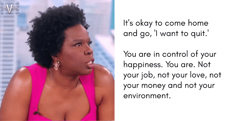 Comedian Leslie Jones beautifully explains why you are always in control of your happiness